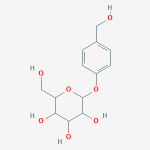 2-(Hydroxymethyl)-6-[4-(hydroxymethyl)phenoxy]oxane-3,4,5-triol