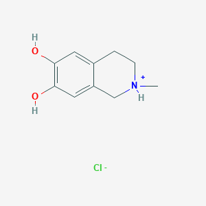 molecular formula C10H14ClNO2 B7887572 N-Methyl-6,7-dihydroxy-1,2,3,4-tetrahydroisoquinoline hydrochloride 