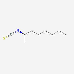 molecular formula C9H17NS B7887605 Octane,2-isothiocyanato-, (-)- 