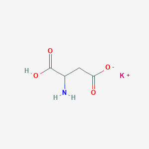 molecular formula C4H6KNO4 B7887841 potassium;3-amino-4-hydroxy-4-oxobutanoate 