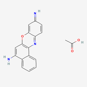 molecular formula C18H15N3O3 B7887910 Cresyl violet acetate 