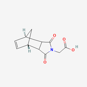 molecular formula C11H11NO4 B7887973 REL-[(4R,7S)-1,3-DIOXO-1,3,3A,4,7,7A-HEXAHYDRO-2H-4,7-METHANOISOINDOL-2-YL]ACETIC ACID 