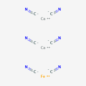 molecular formula Ca2Fe(CN)6· 12H2O<br>C6Ca2FeN6 B078880 铁氰化钙 CAS No. 13821-08-4