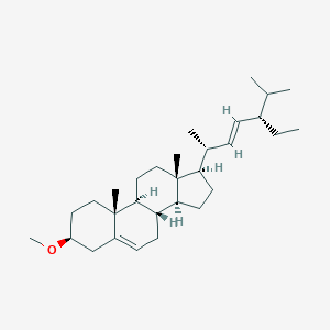 B078881 (3S,8S,9S,10R,13R,14S,17R)-17-[(E,2R,5S)-5-ethyl-6-methylhept-3-en-2-yl]-3-methoxy-10,13-dimethyl-2,3,4,7,8,9,11,12,14,15,16,17-dodecahydro-1H-cyclopenta[a]phenanthrene CAS No. 10453-25-5
