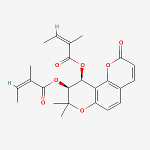 molecular formula C24H26O7 B7888143 Praeruptorin B CAS No. 73069-26-8