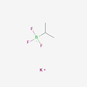 molecular formula C3H7BF3K B7888228 potassium;trifluoro(propan-2-yl)boranuide 