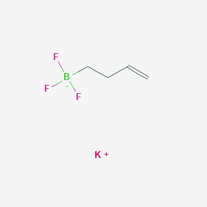 molecular formula C4H7BF3K B7888234 potassium;but-3-enyl(trifluoro)boranuide 