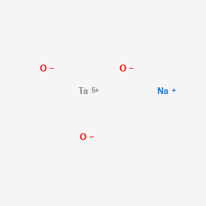 molecular formula NaO3Ta B078883 Sodium tantalum trioxide CAS No. 12034-15-0