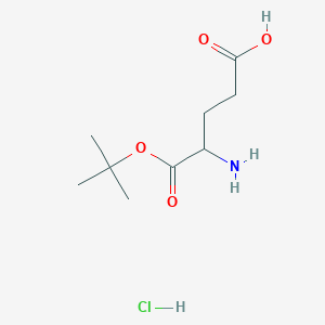 4-Amino-5-[(2-methylpropan-2-yl)oxy]-5-oxopentanoic acid hydrochloride