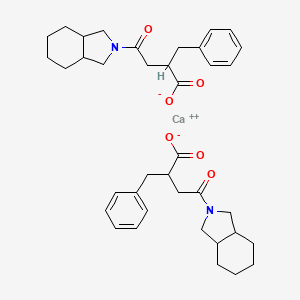 Calcium;4-(1,3,3a,4,5,6,7,7a-octahydroisoindol-2-yl)-2-benzyl-4-oxobutanoate