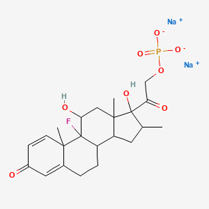 molecular formula C22H28FNa2O8P B7888422 DEXAMETHASONE SODIUM PHOSPHATE 