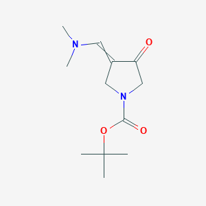 tert-Butyl 3-[(dimethylamino)methylidene]-4-oxopyrrolidine-1-carboxylate