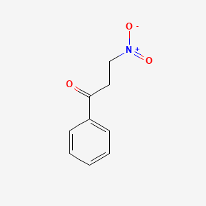molecular formula C9H9NO3 B7888499 3-Nitro-1-phenylpropan-1-one CAS No. 62847-52-3