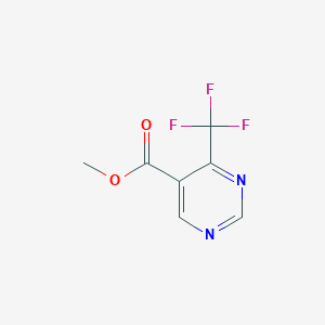 molecular formula C7H5F3N2O2 B7888502 Methyl 4-(trifluoromethyl)pyrimidine-5-carboxylate 