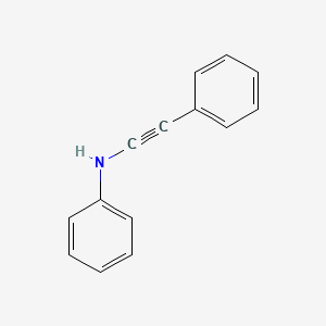 molecular formula C14H11N B7888509 2-Phenylethynylphenylamine 