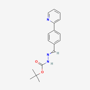 tert-Butyl [[4-(2-pyridinyl)phenyl]methylene]hydrazinecarboxylatecas