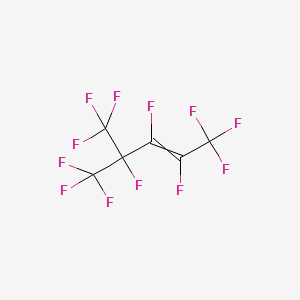 molecular formula C6F12 B7888557 2-Pentene, 1,1,1,2,3,4,5,5,5-nonafluoro-4-(trifluoromethyl)- 