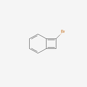 molecular formula C8H5Br B7888570 7-Bromobicyclo[4.2.0]octa-1,3,5,7-tetraene 