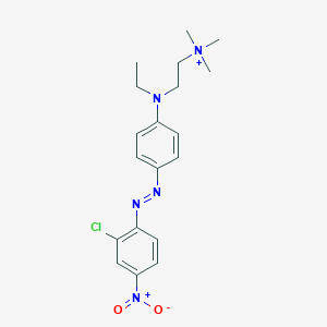 molecular formula C19H25ClN5O2+ B078886 C.I. Basic red 18 CAS No. 14097-03-1