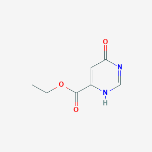 molecular formula C7H8N2O3 B7888620 ethyl 4-oxo-1H-pyrimidine-6-carboxylate 