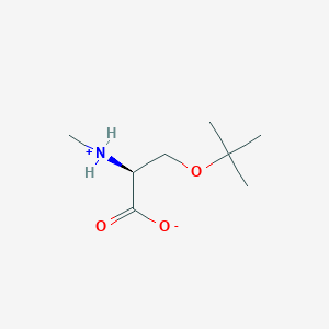 molecular formula C8H17NO3 B7888768 (2S)-2-(methylazaniumyl)-3-[(2-methylpropan-2-yl)oxy]propanoate 