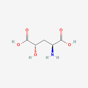 molecular formula C5H9NO5 B7888927 (2S,4S)-2-amino-4-hydroxypentanedioic acid CAS No. 17093-75-3