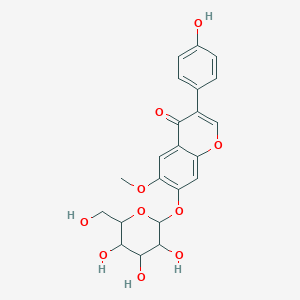 molecular formula C22H22O10 B7888955 Glycitin 