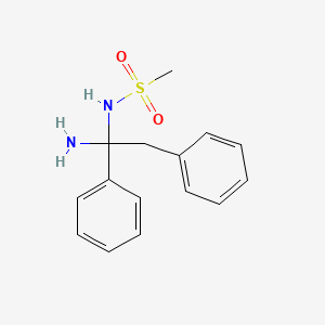 N-(1-amino-1,2-diphenylethyl)methanesulfonamide