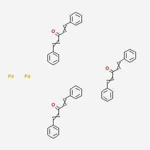 molecular formula C51H42O3Pd2 B7889059 Tris(dibenzylideneacetone)dipalladium(0) 