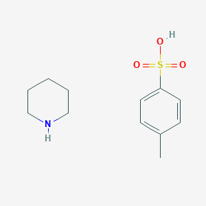 molecular formula C12H19NO3S B078891 Piperidine, 4-methylbenzenesulfonate CAS No. 14034-66-3