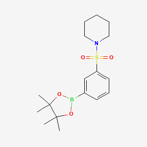 molecular formula C17H26BNO4S B7889128 3-(Piperidin-1-ylsulfonyl)phenylboronic acid pinacol ester 