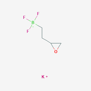 molecular formula C4H7BF3KO B7889144 potassium;trifluoro-[2-(oxiran-2-yl)ethyl]boranuide 