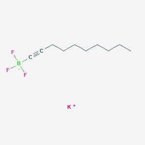 molecular formula C10H17BF3K B7889211 potassium;dec-1-ynyl(trifluoro)boranuide 