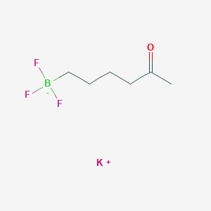 molecular formula C6H11BF3KO B7889214 potassium;trifluoro(5-oxohexyl)boranuide 