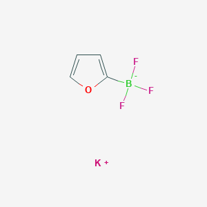 molecular formula C4H3BF3KO B7889217 potassium;trifluoro(furan-2-yl)boranuide 