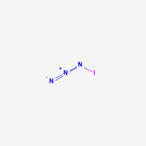 molecular formula IN3 B078893 Iodine azide CAS No. 14696-82-3