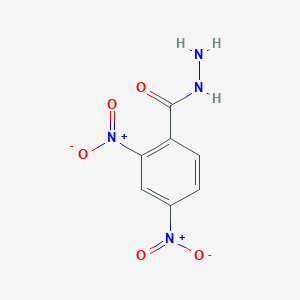 molecular formula C7H6N4O5 B7889327 2,4-Dinitrobenzohydrazide 