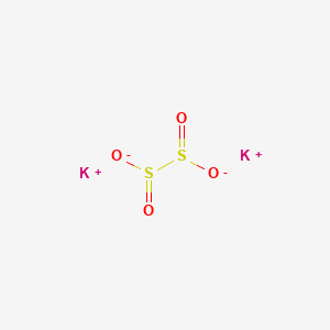 molecular formula K2S2O4<br>K2O4S2 B078895 Potassium dithionite CAS No. 14293-73-3
