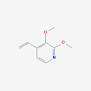 molecular formula C9H11NO2 B7889511 4-Ethenyl-2,3-dimethoxypyridine CAS No. 1033203-58-5