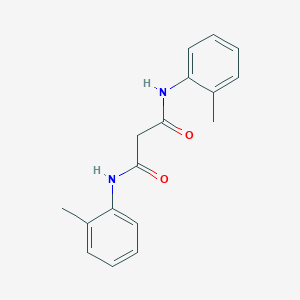 molecular formula C17H18N2O2 B078896 N,N'-双(2-甲基苯基)丙二酰胺 CAS No. 10378-79-7