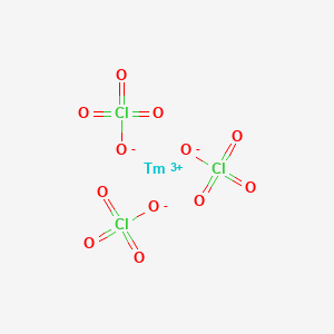 molecular formula Cl3O12Tm B078897 THULIUM(III) PERCHLORATE CAS No. 14014-10-9