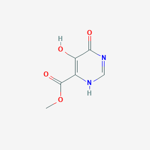 molecular formula C6H6N2O4 B7889887 methyl 5-hydroxy-4-oxo-1H-pyrimidine-6-carboxylate 