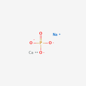 molecular formula CaNaO4P B078900 Calcium sodium phosphate CAS No. 13780-17-1
