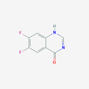 molecular formula C8H4F2N2O B7890367 6,7-difluoro-1H-quinazolin-4-one 