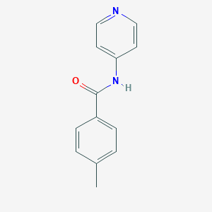 molecular formula C13H12N2O B078905 Pyridine, 4-(p-methylbenzamido)- CAS No. 14547-74-1