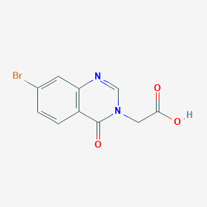2-(7-Bromo-4-oxo-3,4-dihydroquinazolin-3-yl)acetic acid