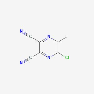 5-Chloro-6-methylpyrazine-2,3-dicarbonitrile