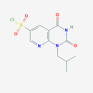 1-Isobutyl-2,4-dioxo-1,2,3,4-tetrahydropyrido[2,3-d]pyrimidine-6-sulfonyl chloride