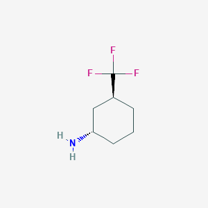 (1S,3S)-3-(trifluoromethyl)cyclohexan-1-amine