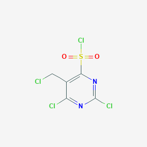 2,6-Dichloro-5-(chloromethyl)pyrimidine-4-sulfonyl chloride